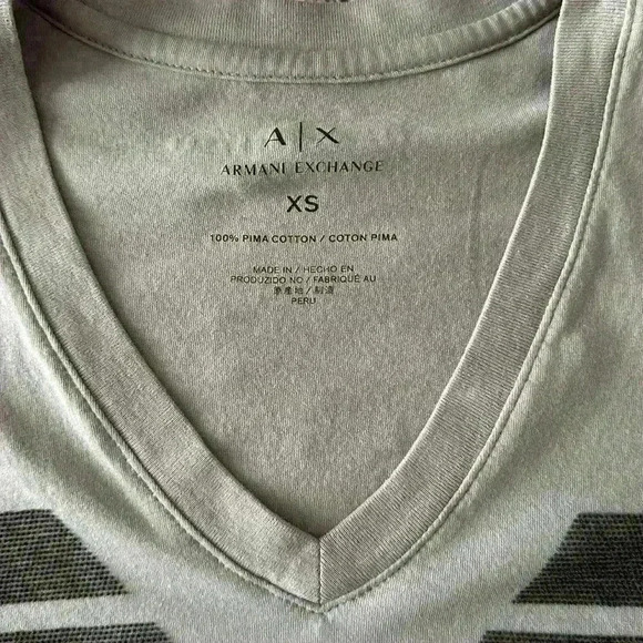 Armani Exchange Women Tee 💯 Pima Cotton - Picture 2 of 3
